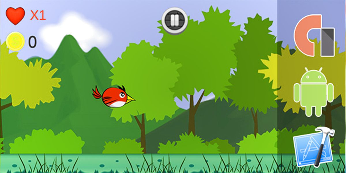 Flap The Bird Source Code (Unity)