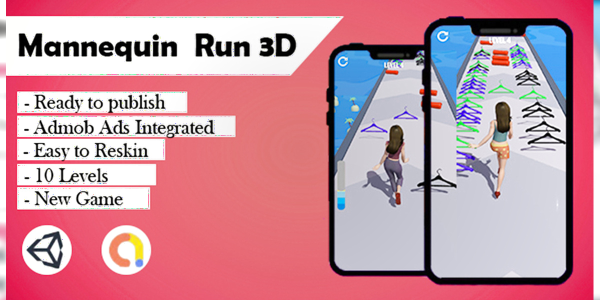 Mannequin Run 3D Source Code (Unity)